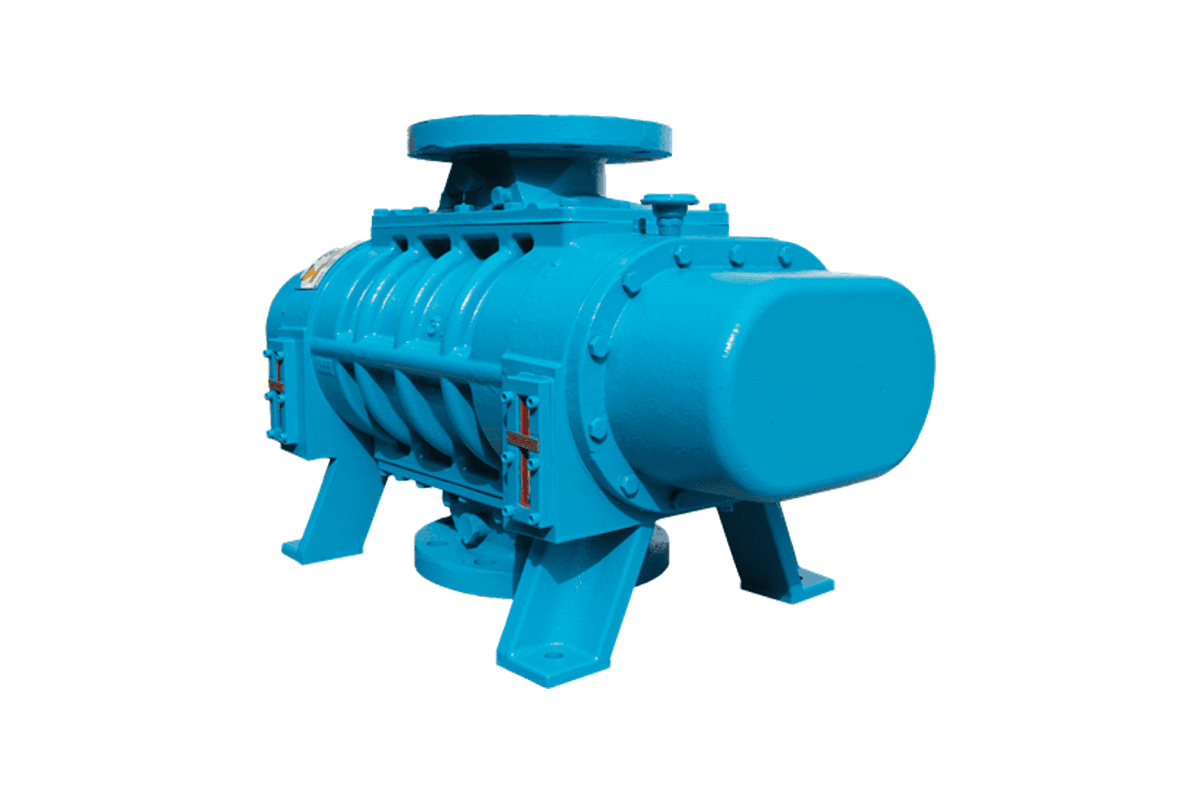 Positive displacement blower rebuilt to factory specifications